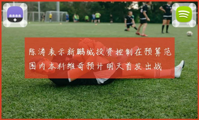 陈涛表示新鹏城投资控制在预算范围内本科维奇预计明天首发出战